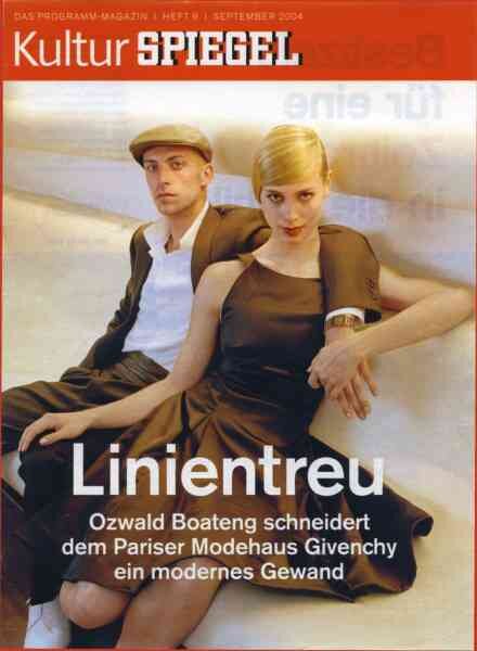 Kultur Spiegel – September 2004 Cover