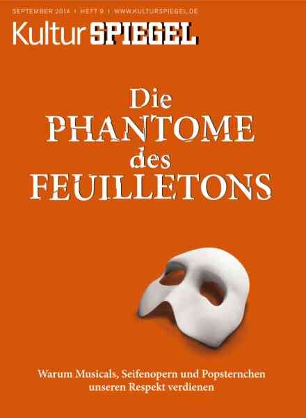 Kultur Spiegel – September 2014 Cover
