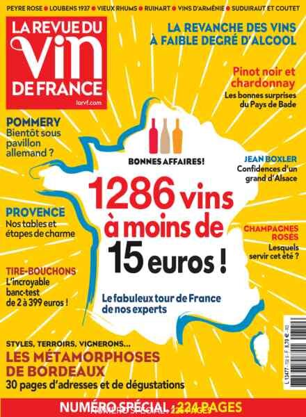 La Revue du Vin de France – Juillet-Aout 2026 Cover
