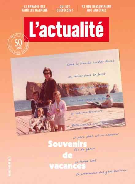 L’actualite – Juillet-Aout 2026 Cover