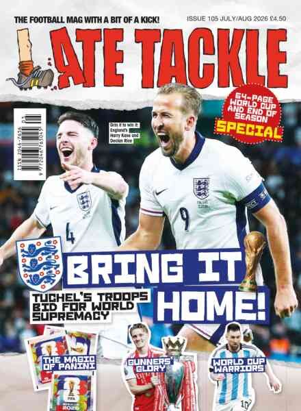 Late Tackle Football – July-August 2026 Cover