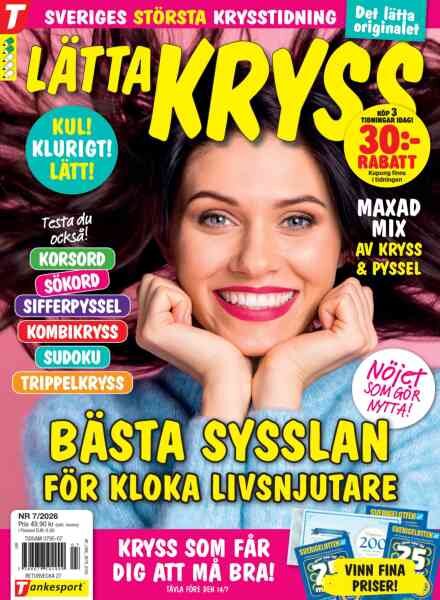 Latta Kryss – 3 Juni 2026 Cover