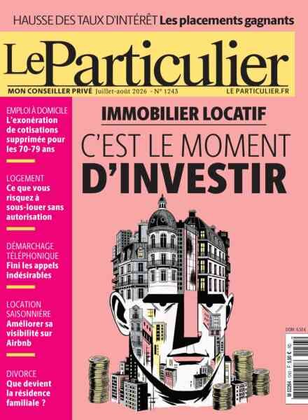 Le Particulier – Juillet-Aout 2026 Cover