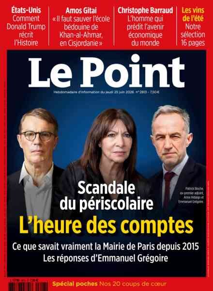 Le Point – 25 Juin 2026 Cover
