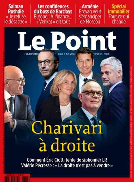 Le Point – 4 Juin 2026 Cover