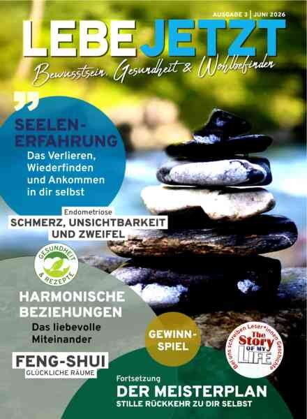 Lebe Jetzt Du bist nicht allein – Juni 2026 Cover