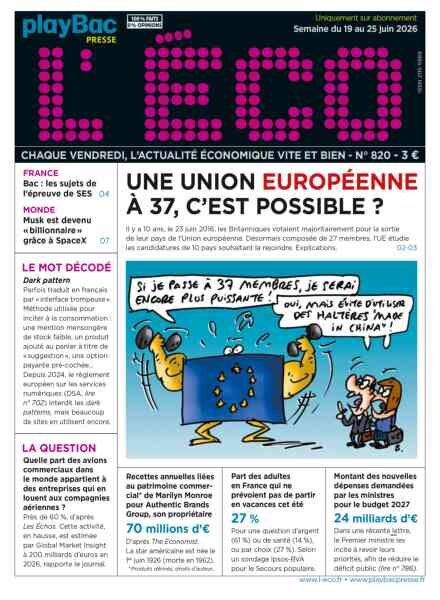 L’eCO – 19 Juin 2026 Cover
