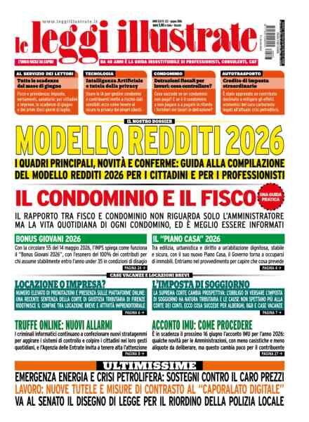 Leggi Illustrate – Giugno 2026 Cover