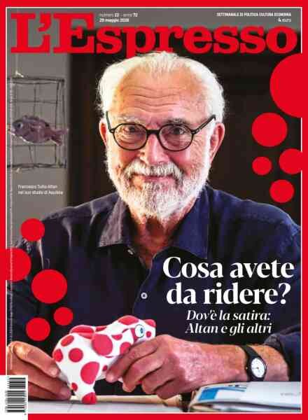 L’Espresso – 29 Maggio 2026 Cover