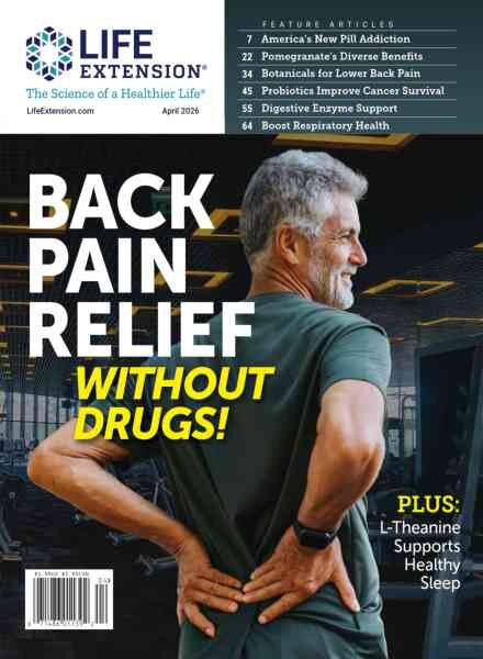 Life Extension Magazine – April 2026 Cover