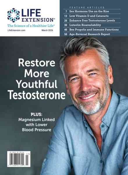 Life Extension Magazine – March 2026 Cover