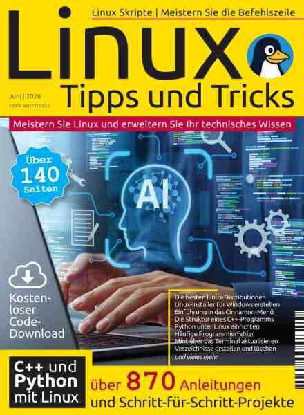 Linux Das essentielle Handbuch – Juni 2026 Cover
