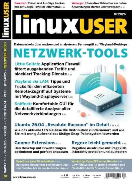 LinuxUser – Juli 2026 Cover