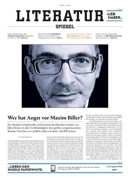 Literatur Spiegel – April 2016 Cover
