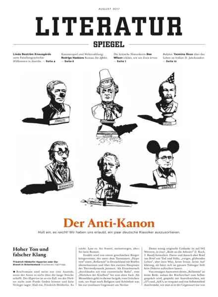 Literatur Spiegel – August 2017 Cover