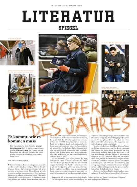 Literatur Spiegel – Dezember 2015 – Januar 2016 Cover