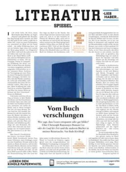 Literatur Spiegel – Dezember 2016 – Januar 2017