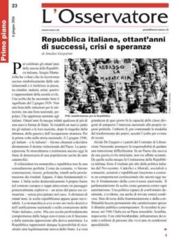 L’Osservatore – 6 Giugno 2026