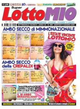 Lottomio del Giovedi – 9 Giugno 2026