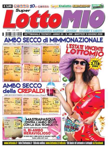 Lottomio del Giovedi – 9 Giugno 2026 Cover