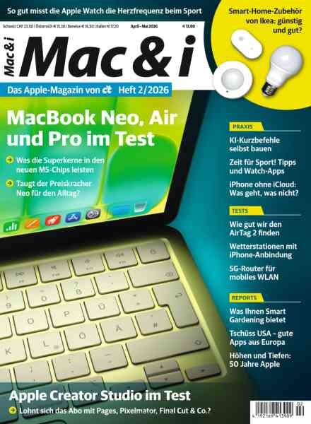 Mac & i – April-Mai 2026 Cover