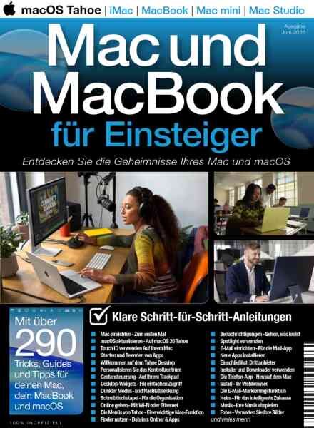 Mac und MacBook fur Einsteiger – Juni 2026 Cover