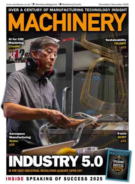 Machinery – November-December 2025 Cover