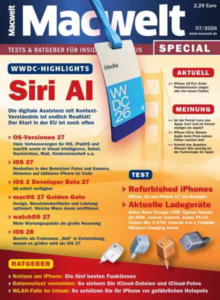 Macwelt Special – Juli 2026 Cover