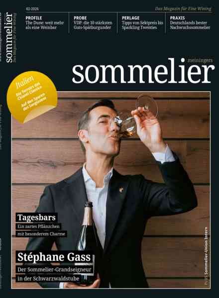 Meiningers Sommelier – Ausgabe 2 2026 Cover