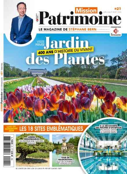 Mission Patrimoine – Juin-Juillet-Aout 2026 Cover