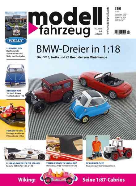 Modell Fahrzeug – Juli-August 2026 Cover