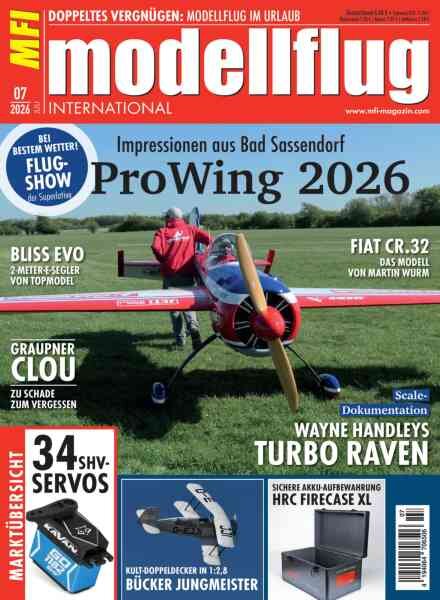 Modellflug International – Juli 2026 Cover