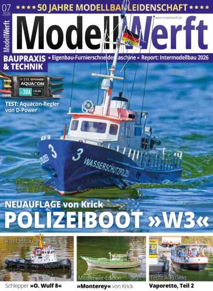 ModellWerft – Juli 2026 Cover