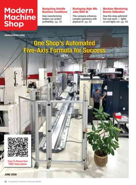 Modern Machine Shop – June 2026 Cover