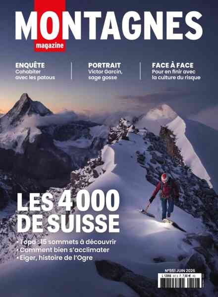 Montagnes Magazine – Juin 2026 Cover