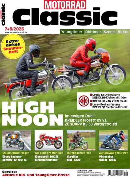 Motorrad Classic – Juli-August 2026 Cover