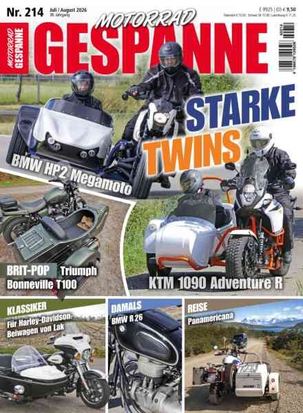Motorrad Gespanne – Juli-August 2026 Cover