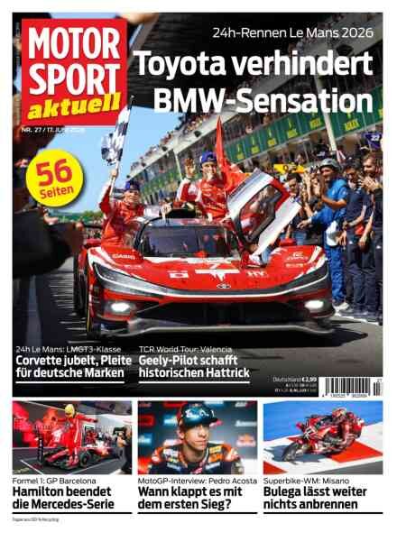 Motorsport aktuell – 17 Juni 2026 Cover