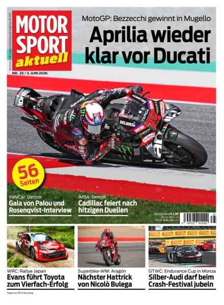 Motorsport aktuell – 3 Juni 2026 Cover