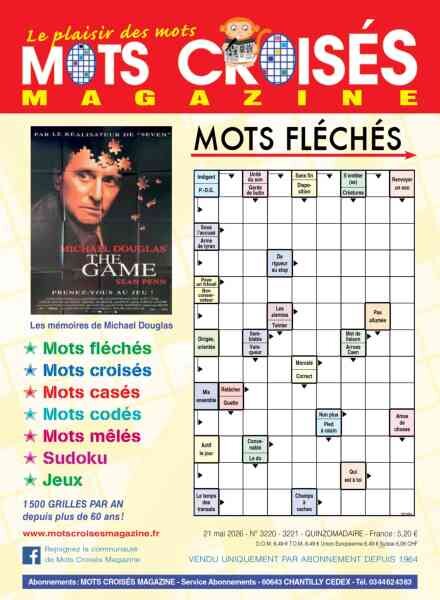 Mots Croises Magazine – 21 Mai 2026 Cover