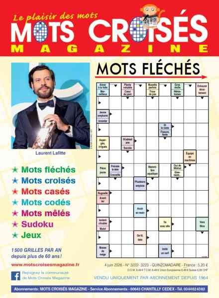Mots Croises Magazine – 4 Juin 2026 Cover
