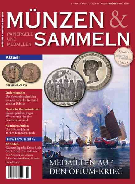 Munzen & Sammeln – Juni 2026 Cover