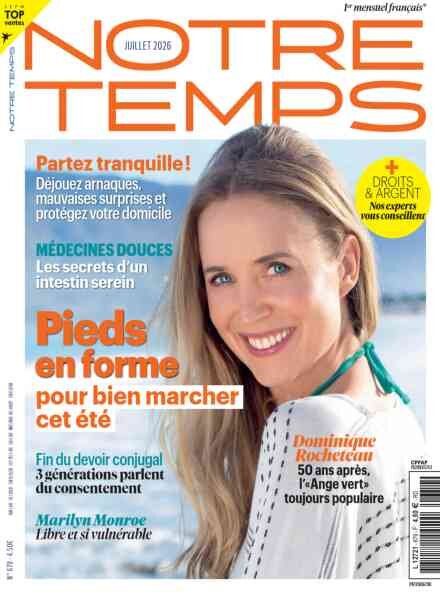 Notre Temps – Juillet 2026 Cover
