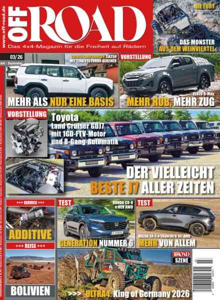 Off Road – Juli-September 2026 Cover