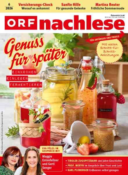 ORF nachlese – Juni 2026 Cover