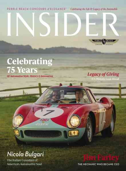 Pebble Beach Concours INSIDER – Summer 2026 Cover
