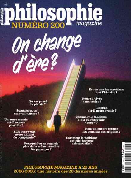Philosophie Magazine France – Juin 2026 Cover