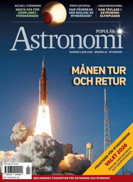 Popular Astronomi – Juni 2026 Cover