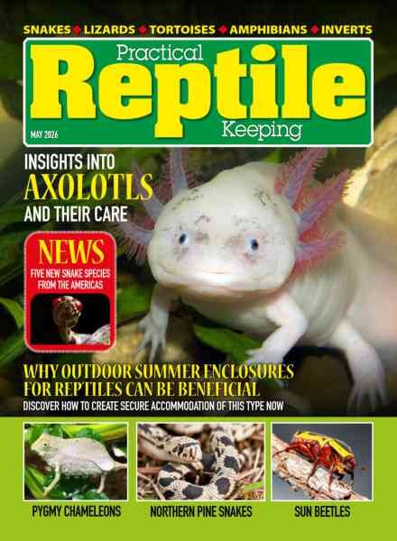 Practical Reptile Keeping – May 2026 Cover