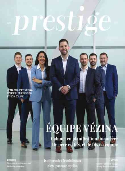 Prestige French Edition – Juin 2026 Cover